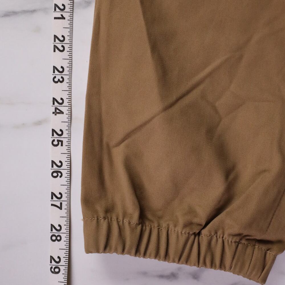 Crooks & Castles Jogger Pants Men 36 Khaki Tan Cotton Twill Tapered Classic NWT - Picture 8 of 14
